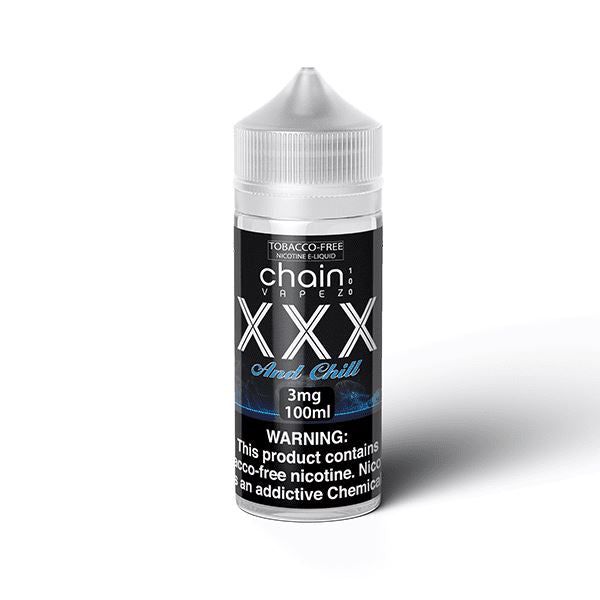 XXX and Chill by Chain Vapez Series E-Liquid 100mL (Freebase) thumbnail