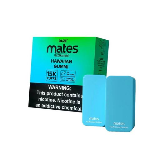 7Daze ClickMates 15K Disposable Prefilled Pod Hawaiian Gummii with Packaging