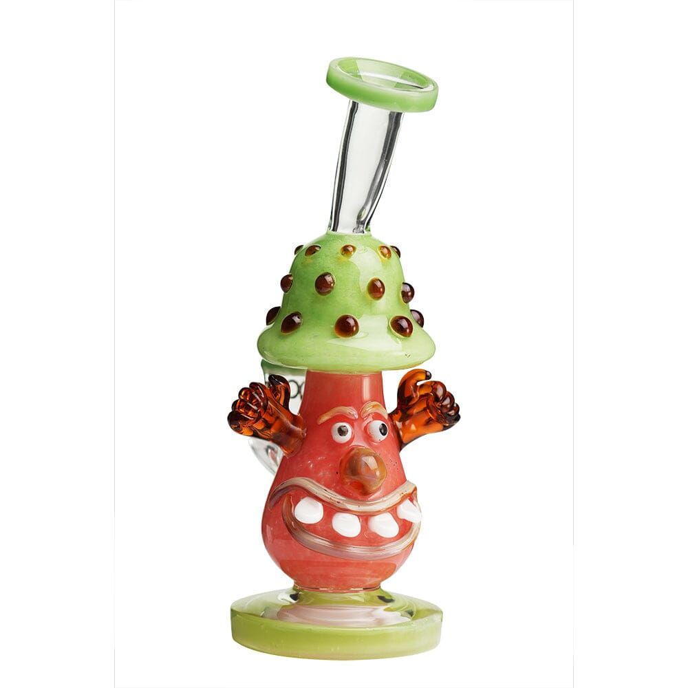 Lookah 8.3” Cute Clown Mushroom Rig – WPC1218 Green