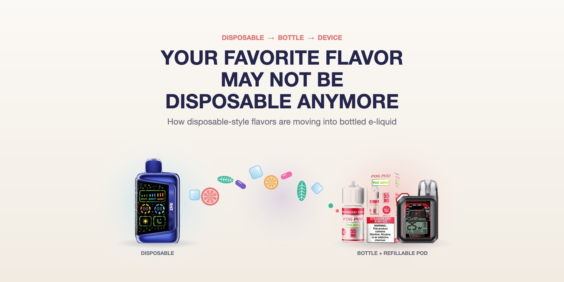 Disposable Vape Flavors Are Moving Into Bottled E-Liquid — What Should You Know?