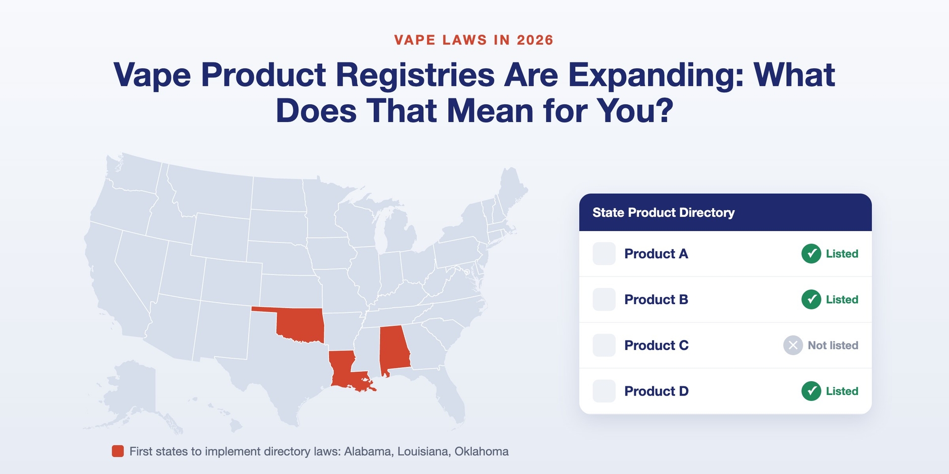 Vape Product Registries Are Expanding — What Does That Mean for What You Can Buy?